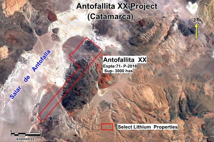 Select Lithium - Antofalla Project - Argentina - Antofallita XX Project